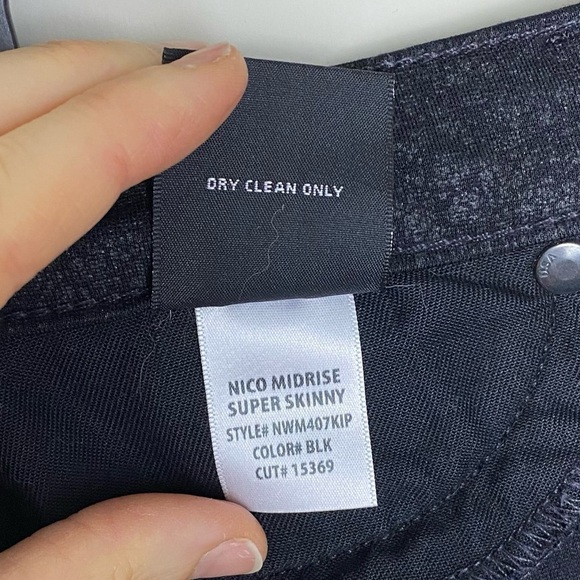 Anthropology Hudson Jeans Womens Size 29 Black Barbara Midrise Rise Skinny Ankle - Picture 12 of 12